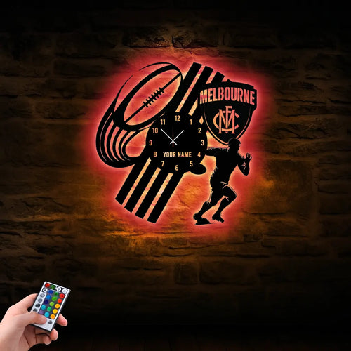 MD Personalized Custom Vinyl Clock With Led For Home