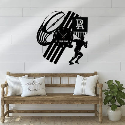 PTA Personalized Custom Vinyl Clock With Led For Home