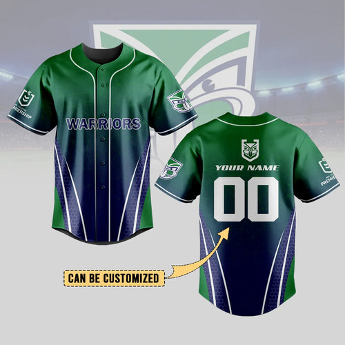 NZL Personalized Custom Baseball Jersey 5