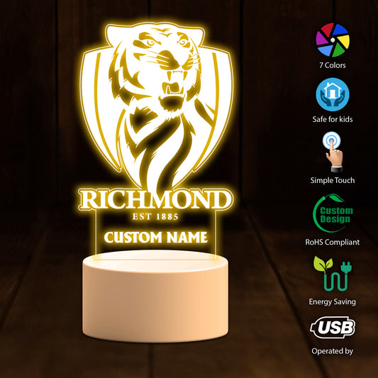 Ric Personalized Custom 3D Led Light Gift For Fans