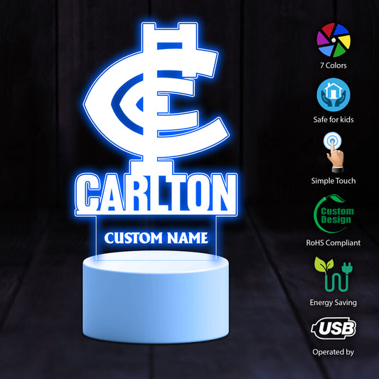Car Personalized Custom 3D Led Light Gift For Fans