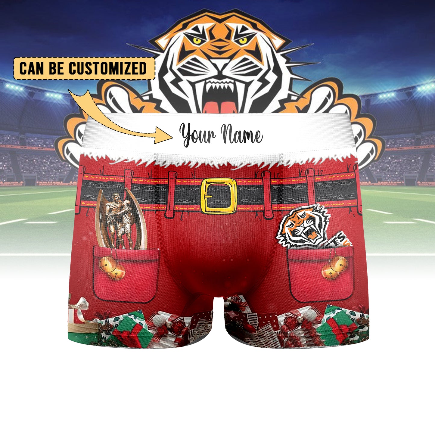 WST Personalized Custom Boxer Briefs Men’s Underwear 4