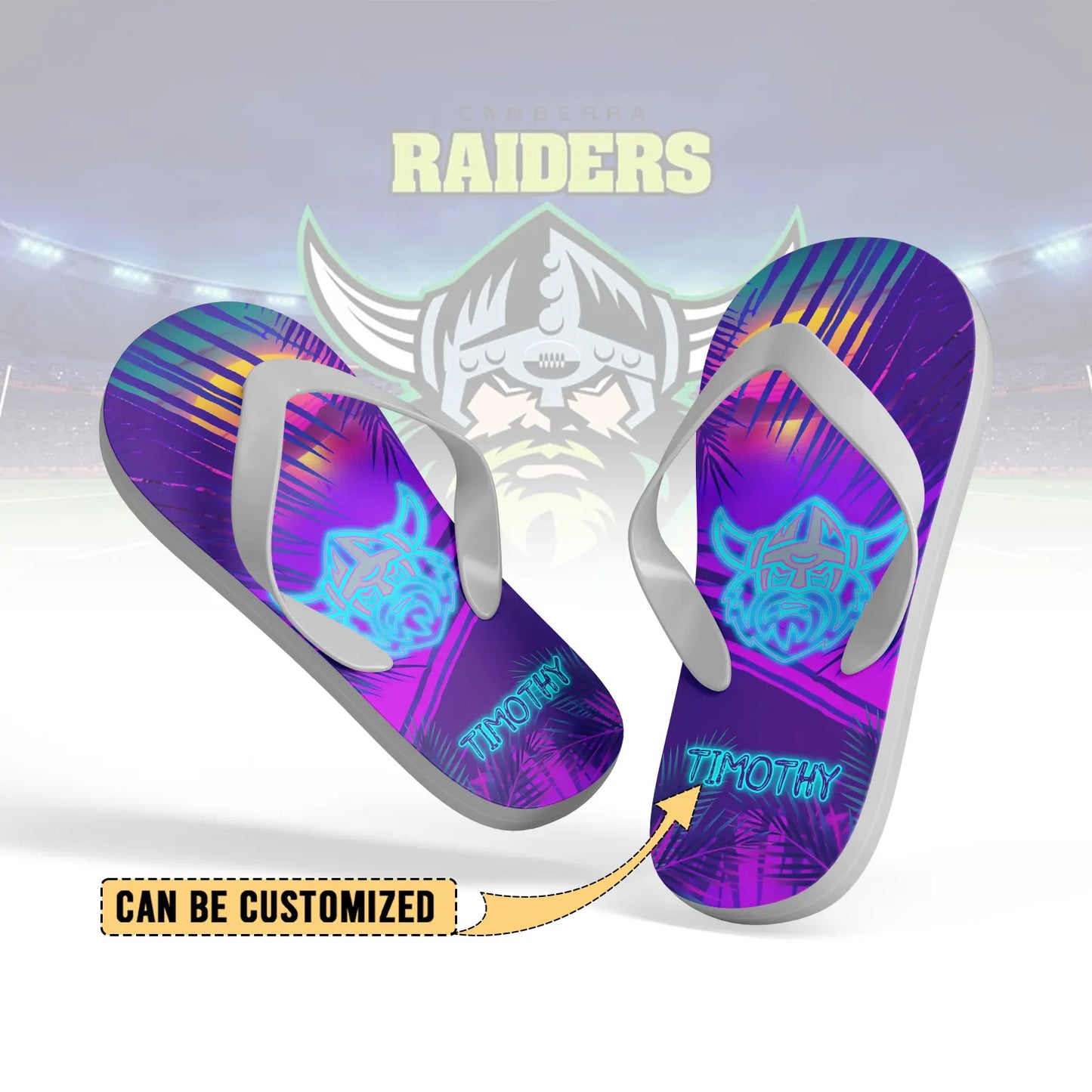 CAN Personalized Custom Flip Flops 7