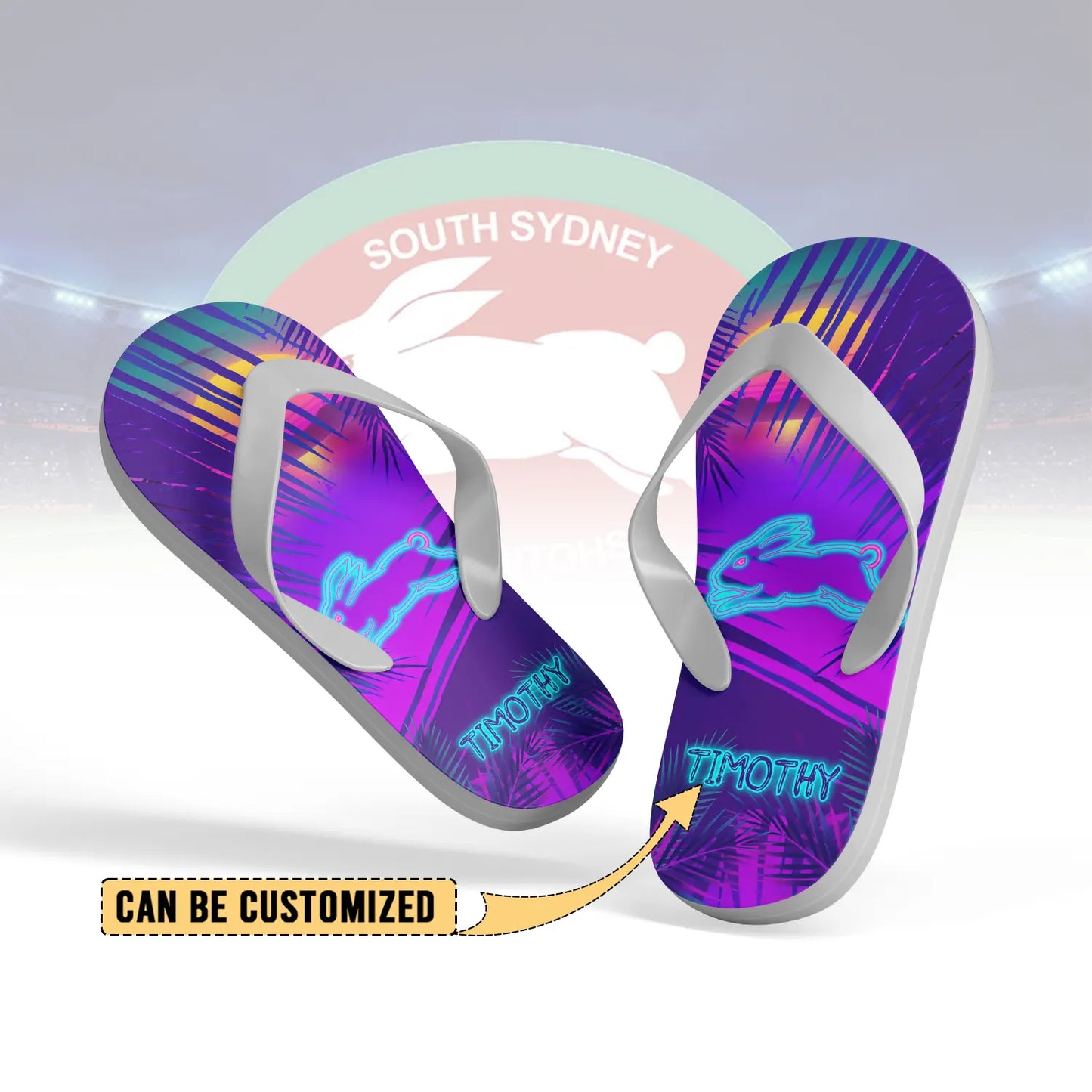 SOU Personalized Custom Flip Flops 7