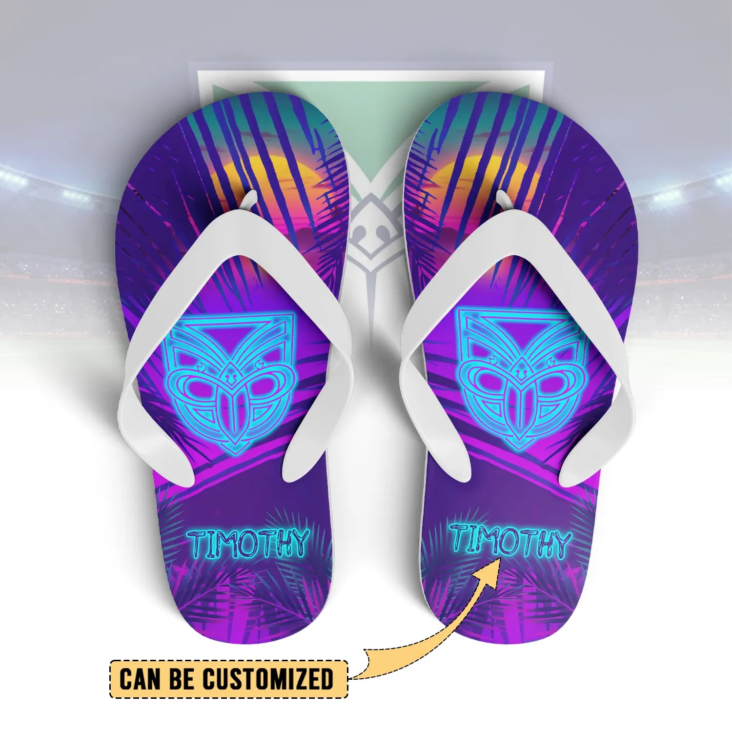 NZL Personalized Custom Flip Flops 7