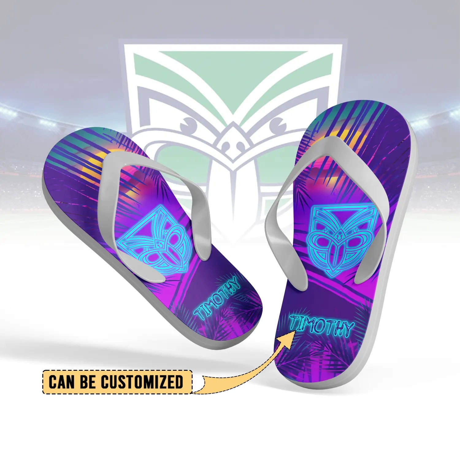 NZL Personalized Custom Flip Flops 7