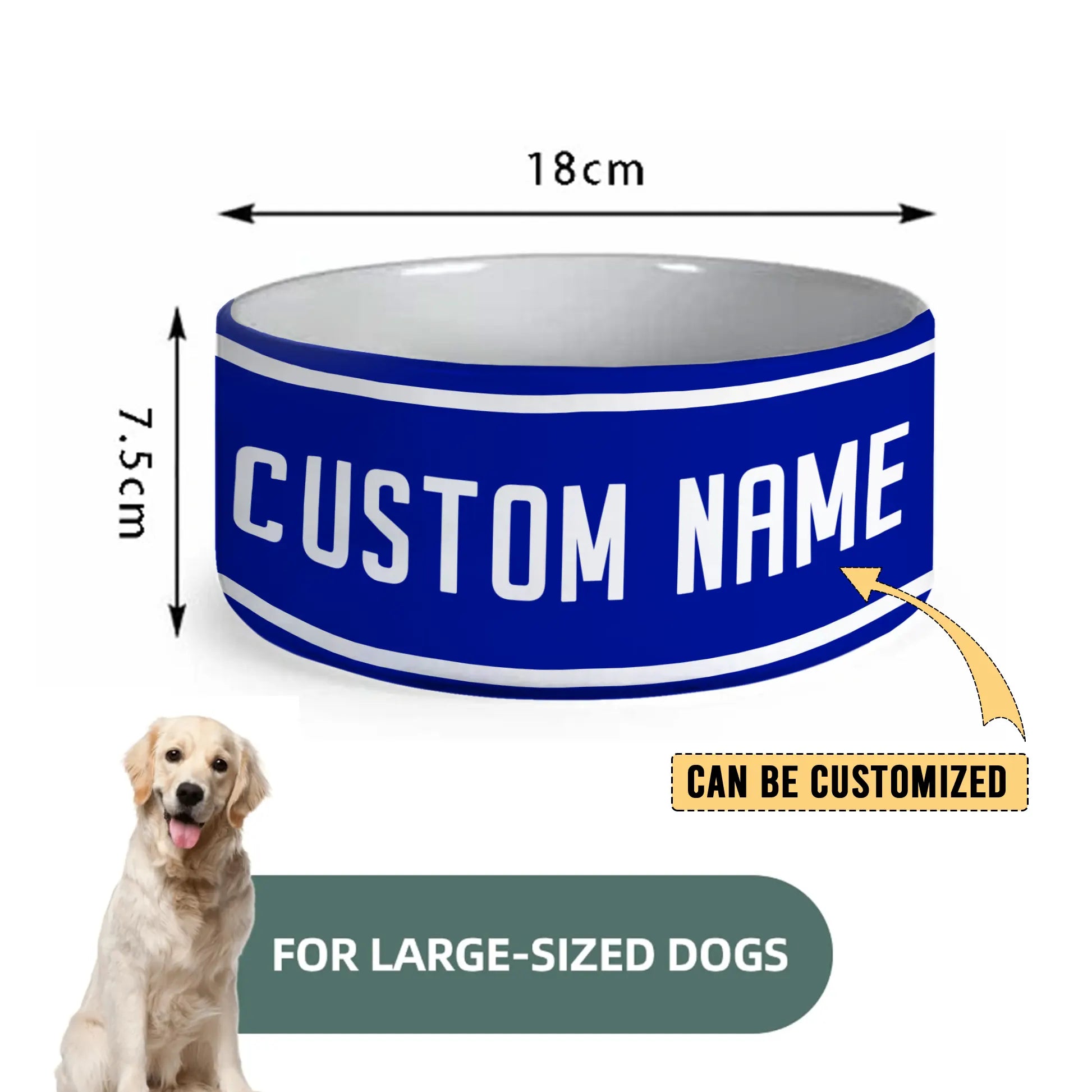 PAR Personalized Custom Ceramic Pet Bowl 3