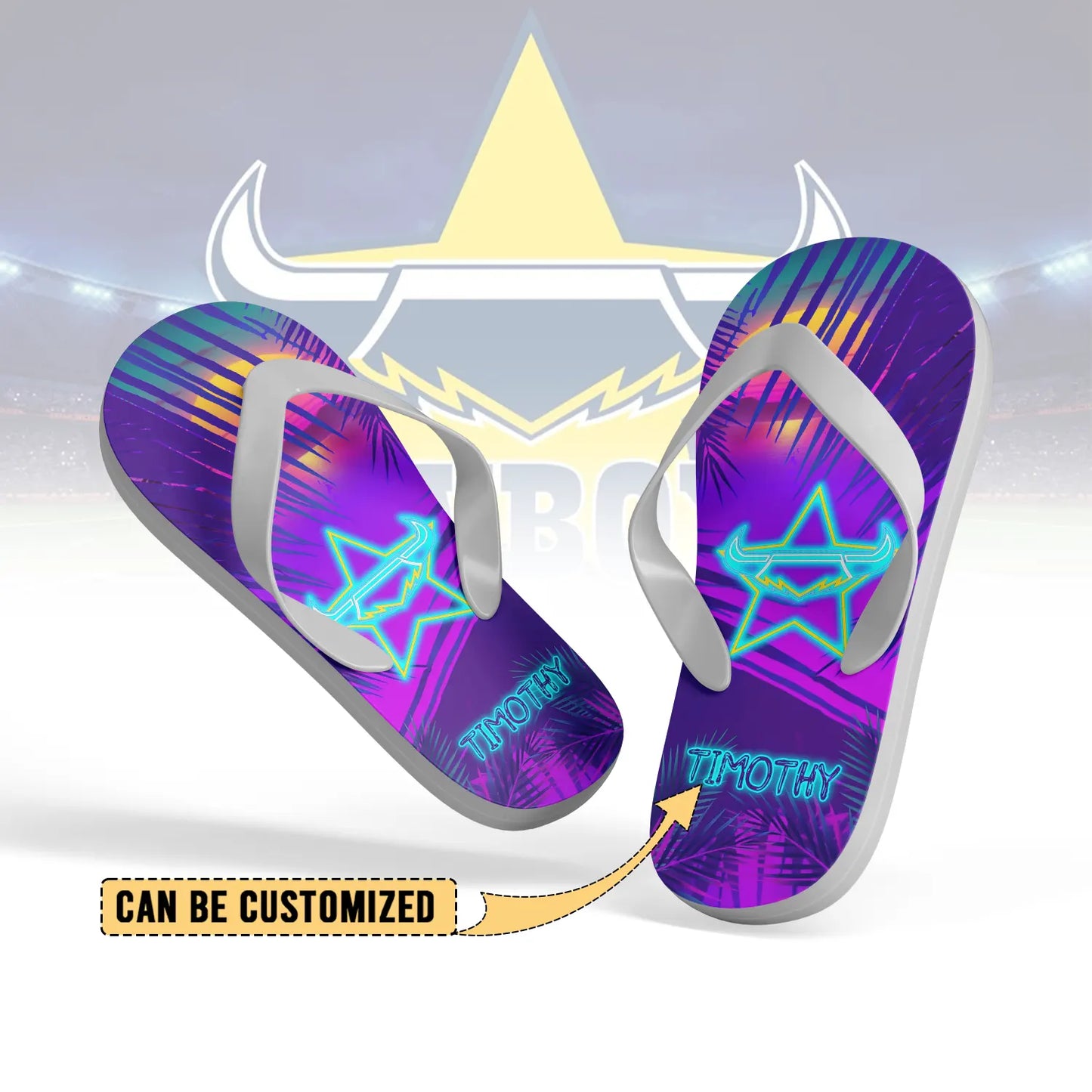 NQL Personalized Custom Flip Flops 7