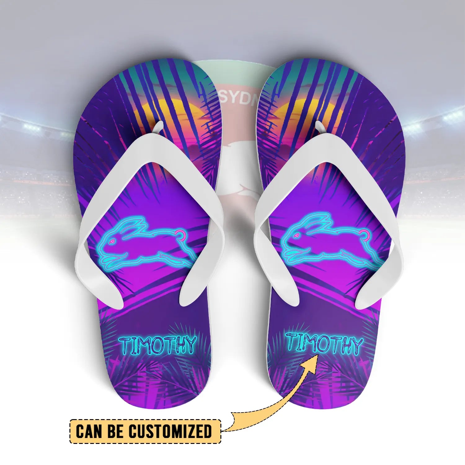 SOU Personalized Custom Flip Flops 7