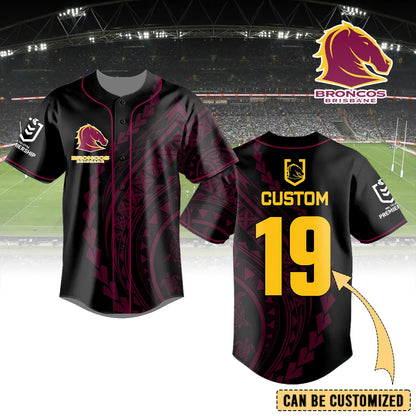 BRI Personalized Custom Baseball Jersey 9