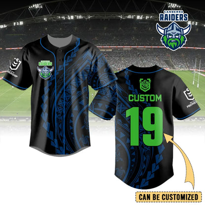 CAN Personalized Custom Baseball Jersey 9