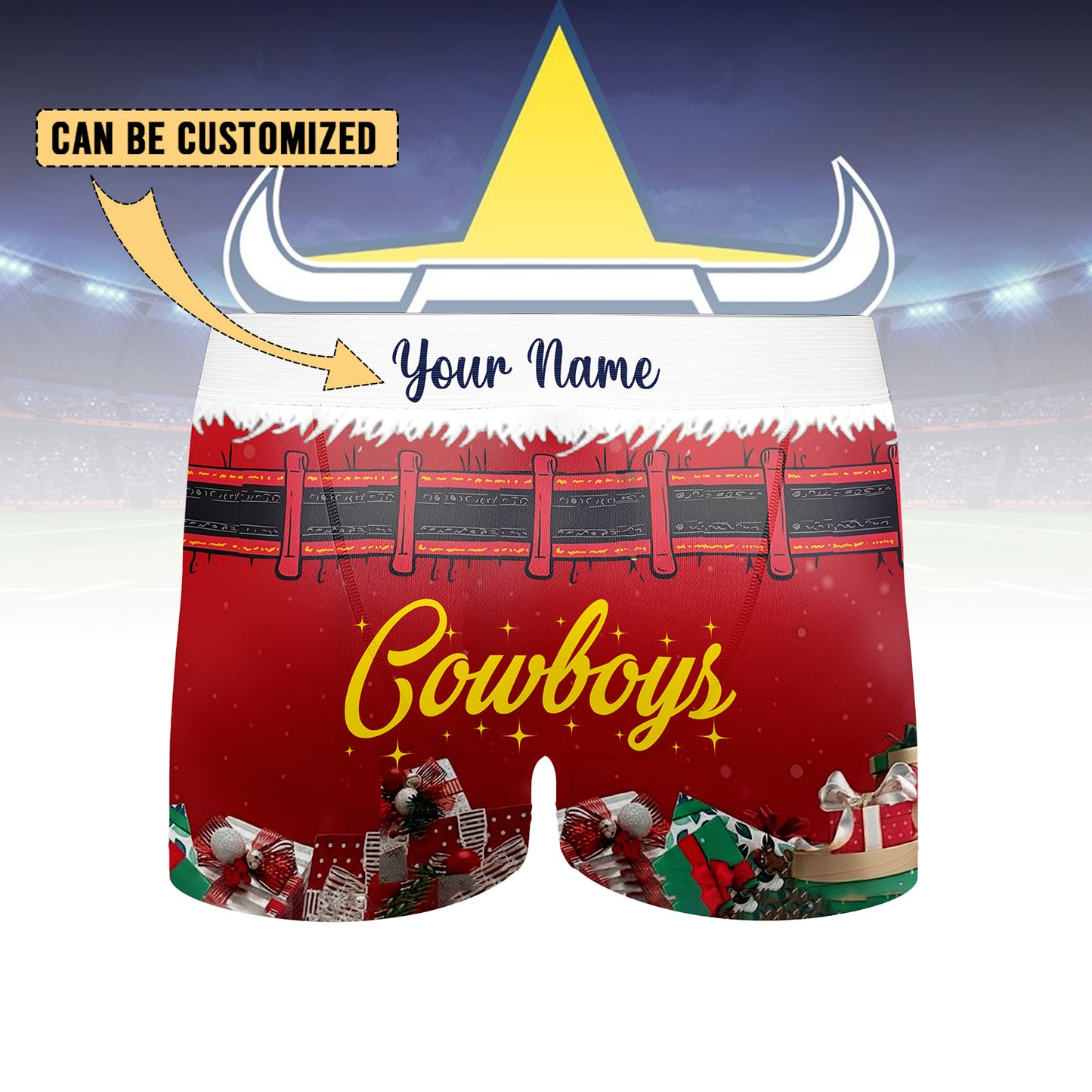 NQL Personalized Custom Boxer Briefs Men’s Underwear 4