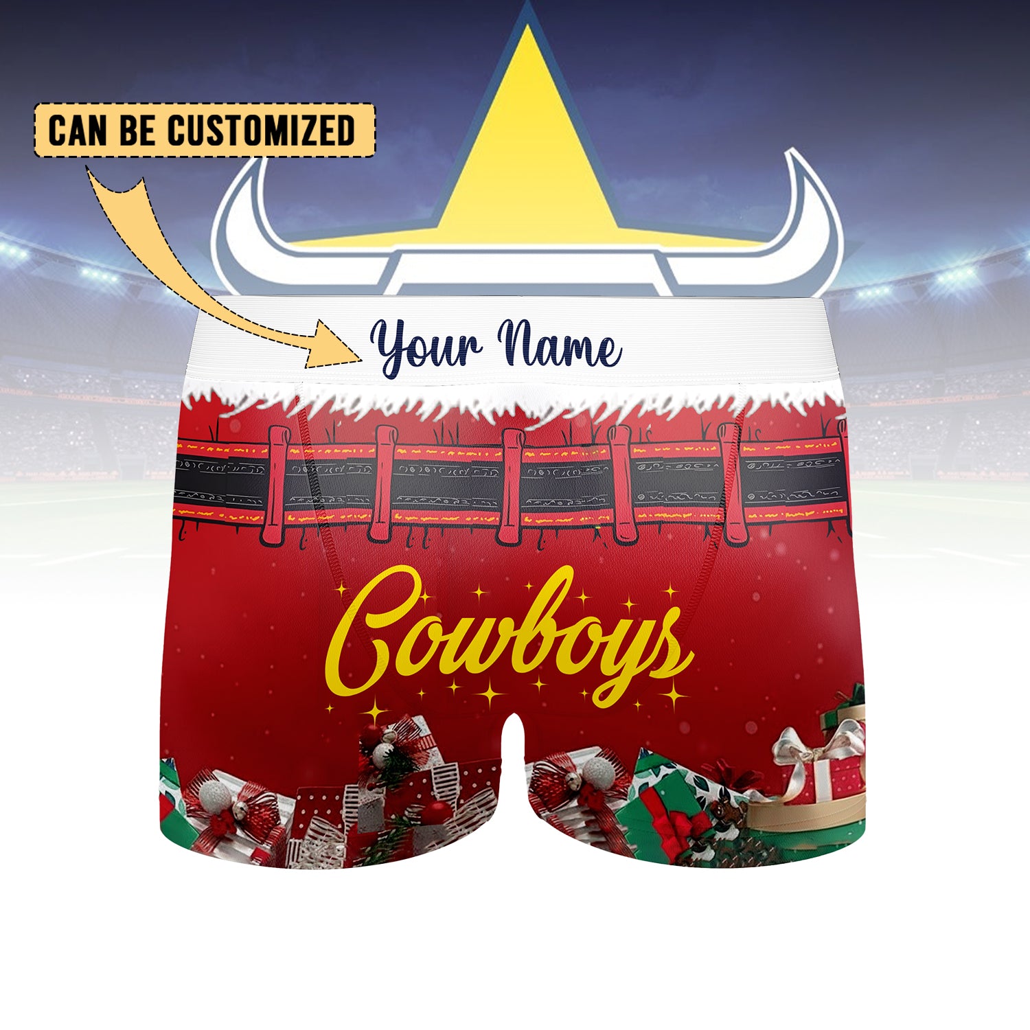 NQL Personalized Custom Boxer Briefs Men’s Underwear 4