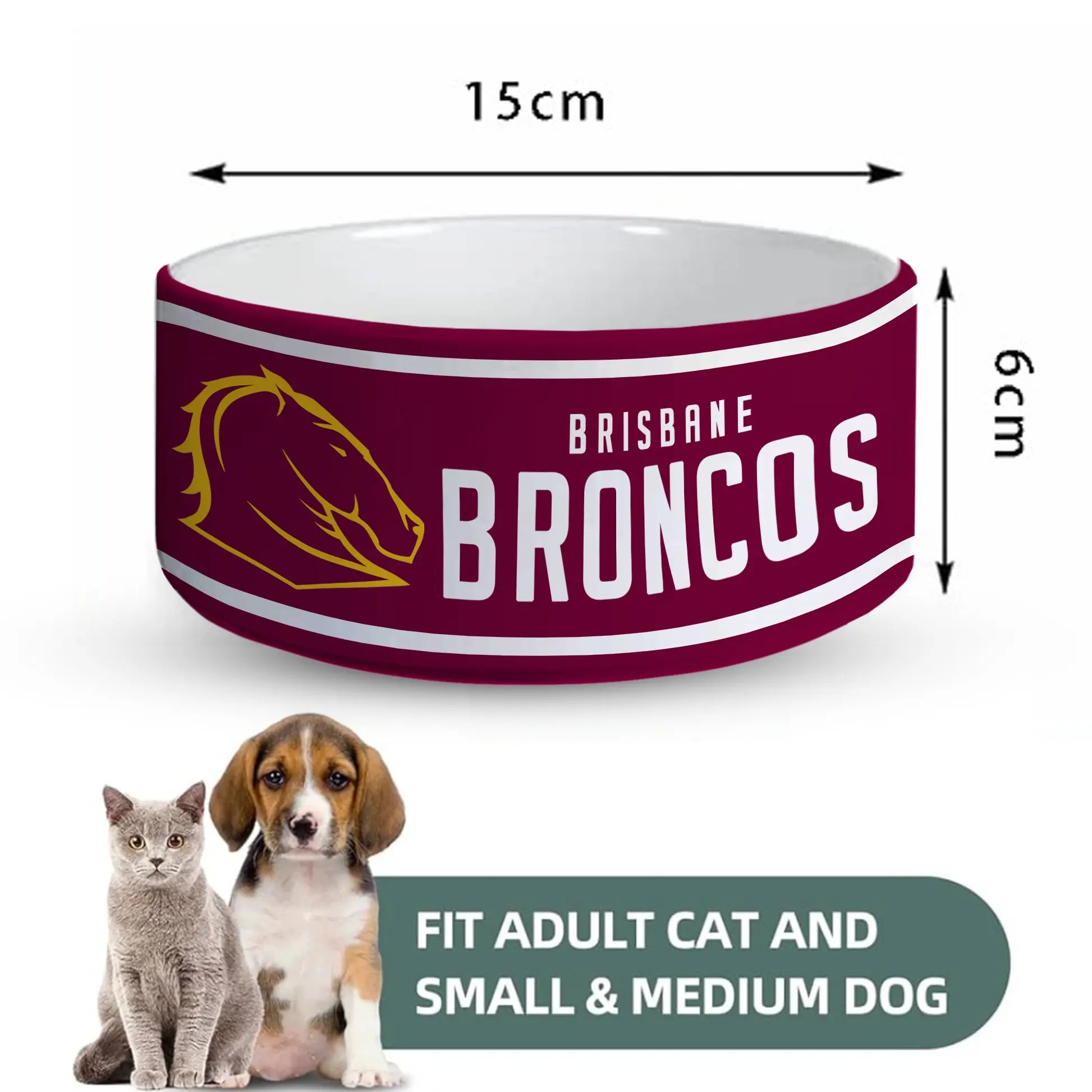 BRI Personalized Custom Ceramic Pet Bowl 3