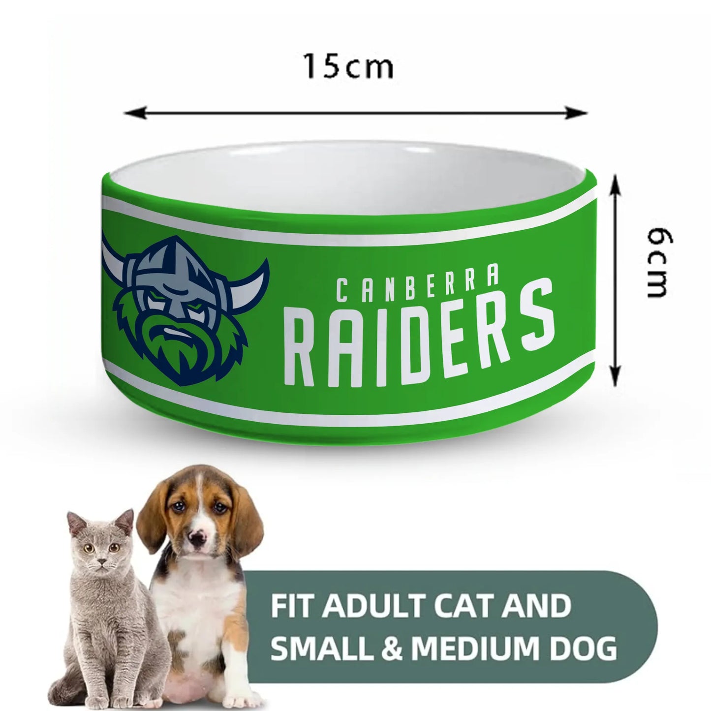 CAN Personalized Custom Ceramic Pet Bowl 3