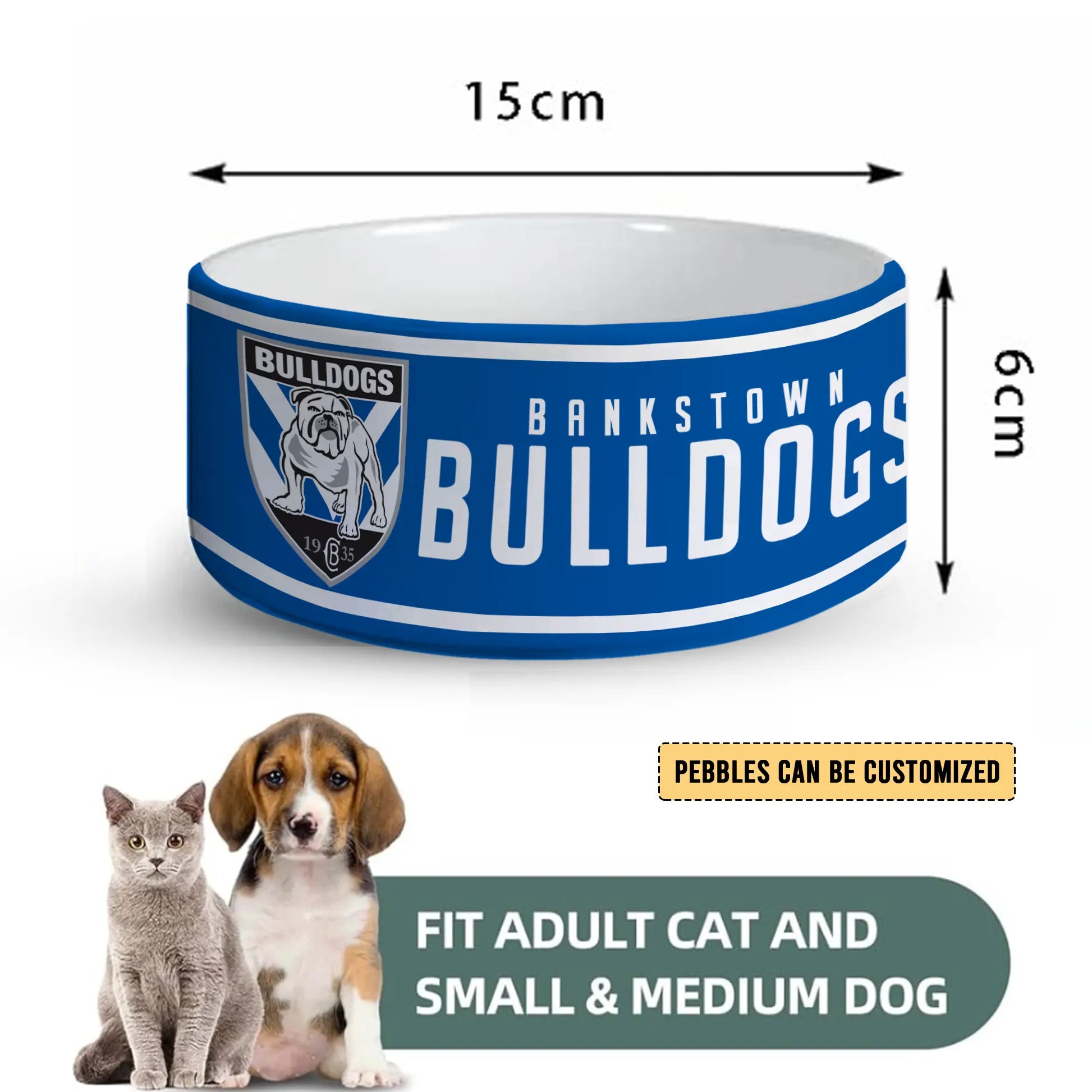CBY Personalized Custom Ceramic Pet Bowl 3