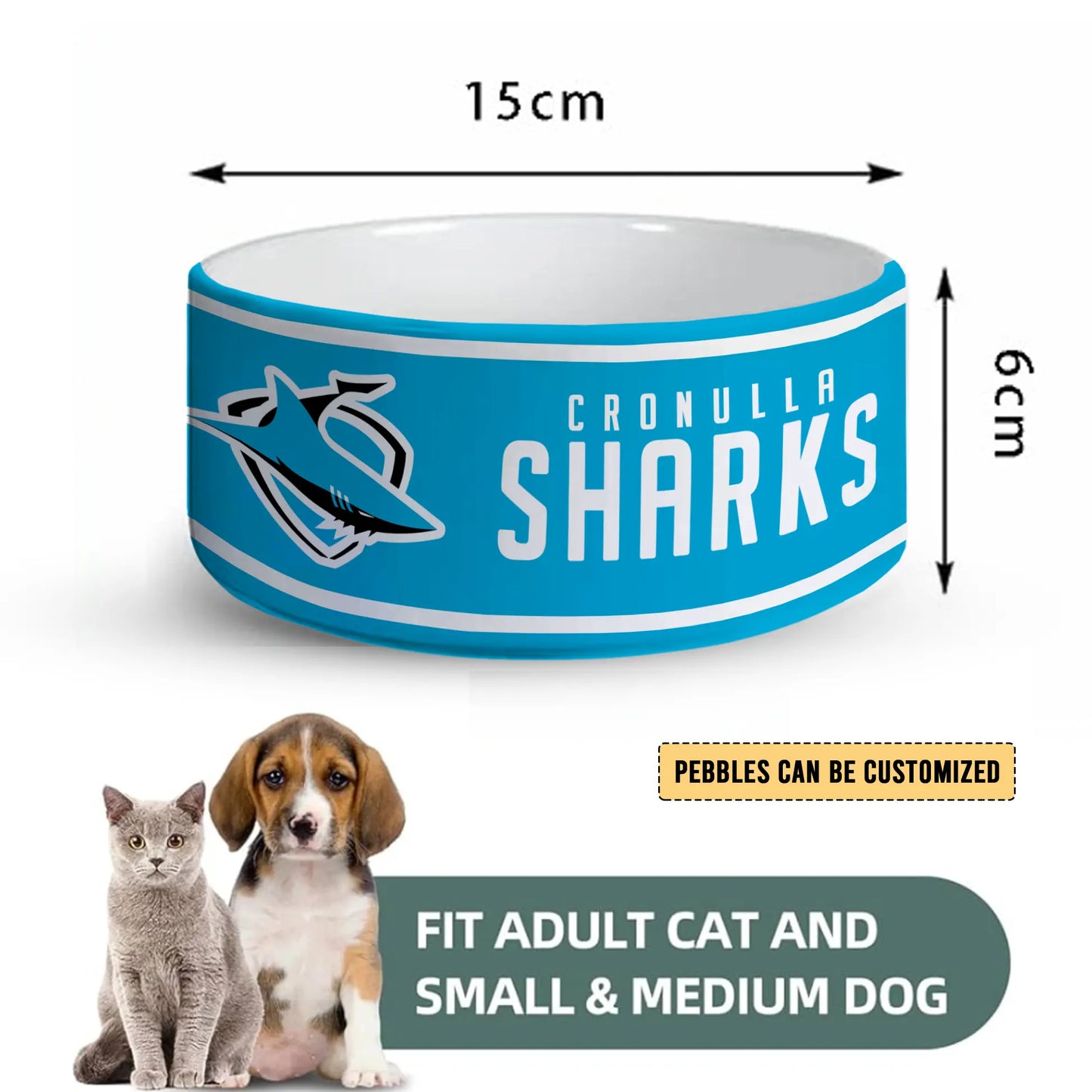 CRO Personalized Custom Ceramic Pet Bowl 3