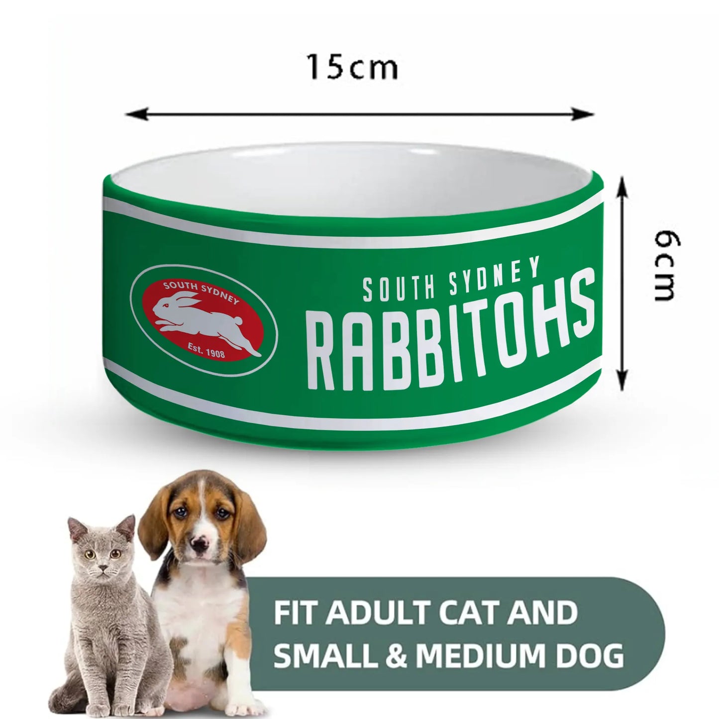 SOU Personalized Custom Ceramic Pet Bowl 3