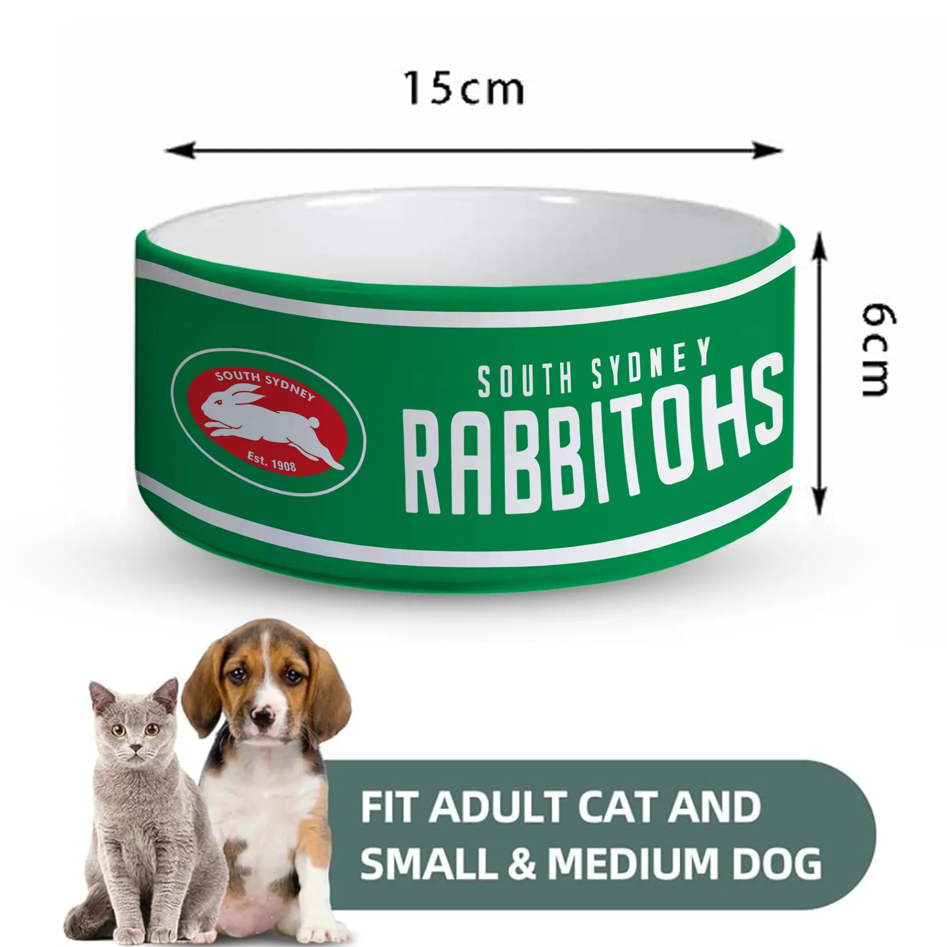 SOU Personalized Custom Ceramic Pet Bowl 3