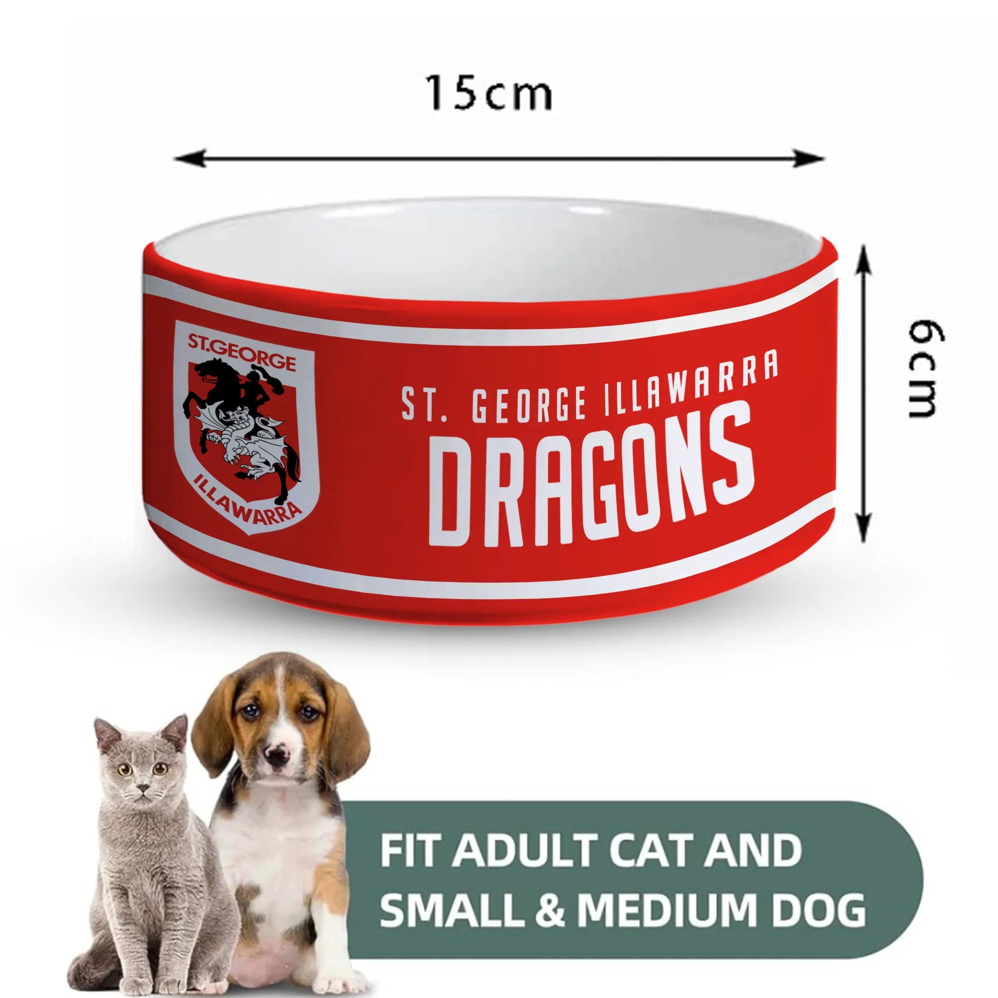 STG Personalized Custom Ceramic Pet Bowl 3