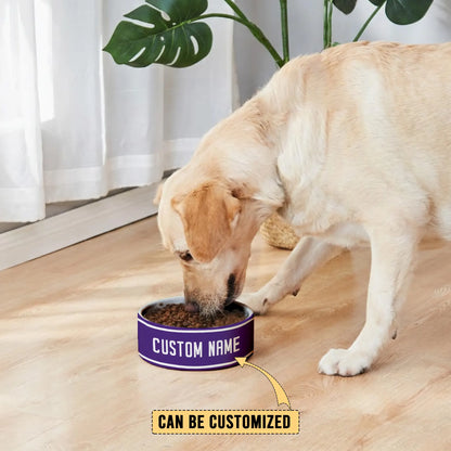 MEL Personalized Custom Ceramic Pet Bowl 3