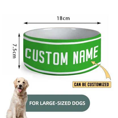 CAN Personalized Custom Ceramic Pet Bowl 3