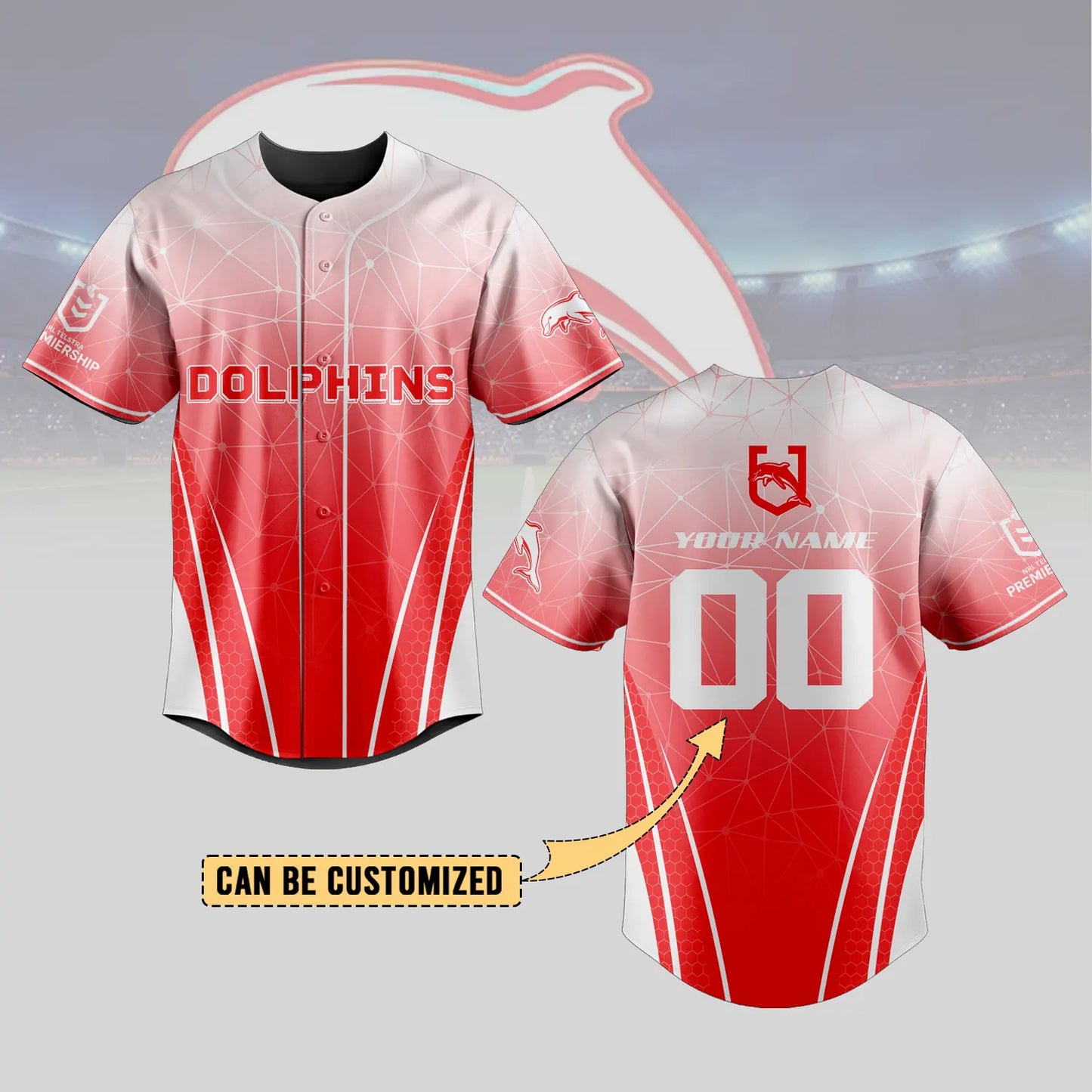 DOL Personalized Custom Baseball Jersey 5