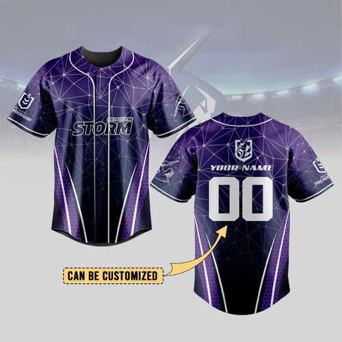 MEL Personalized Custom Baseball Jersey 5