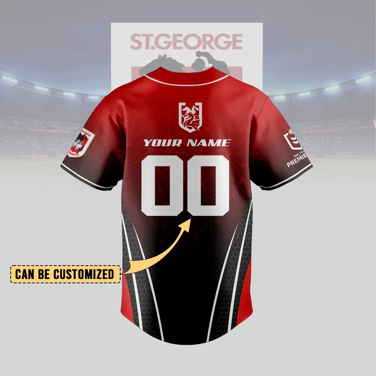 STG Personalized Custom Baseball Jersey 5