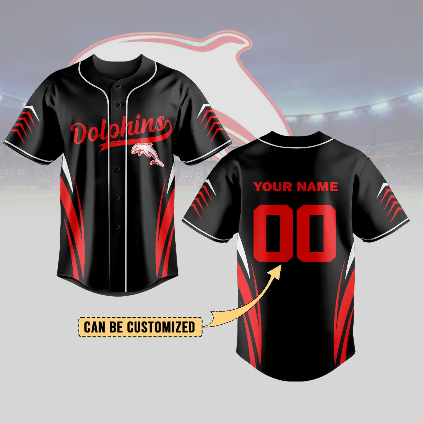 DOL Personalized Custom Baseball Jersey 6