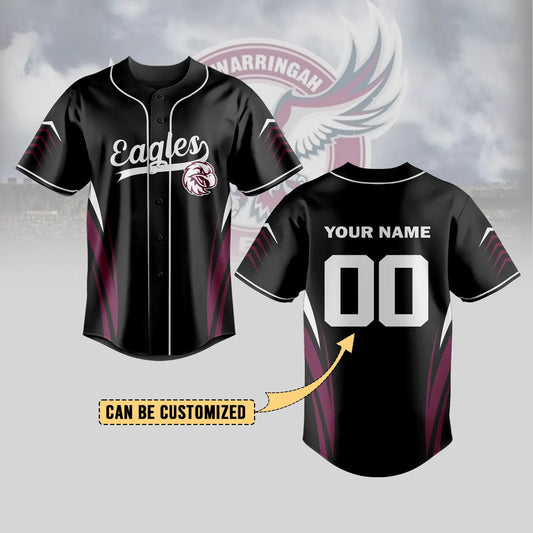 MAN Personalized Custom Baseball Jersey 6