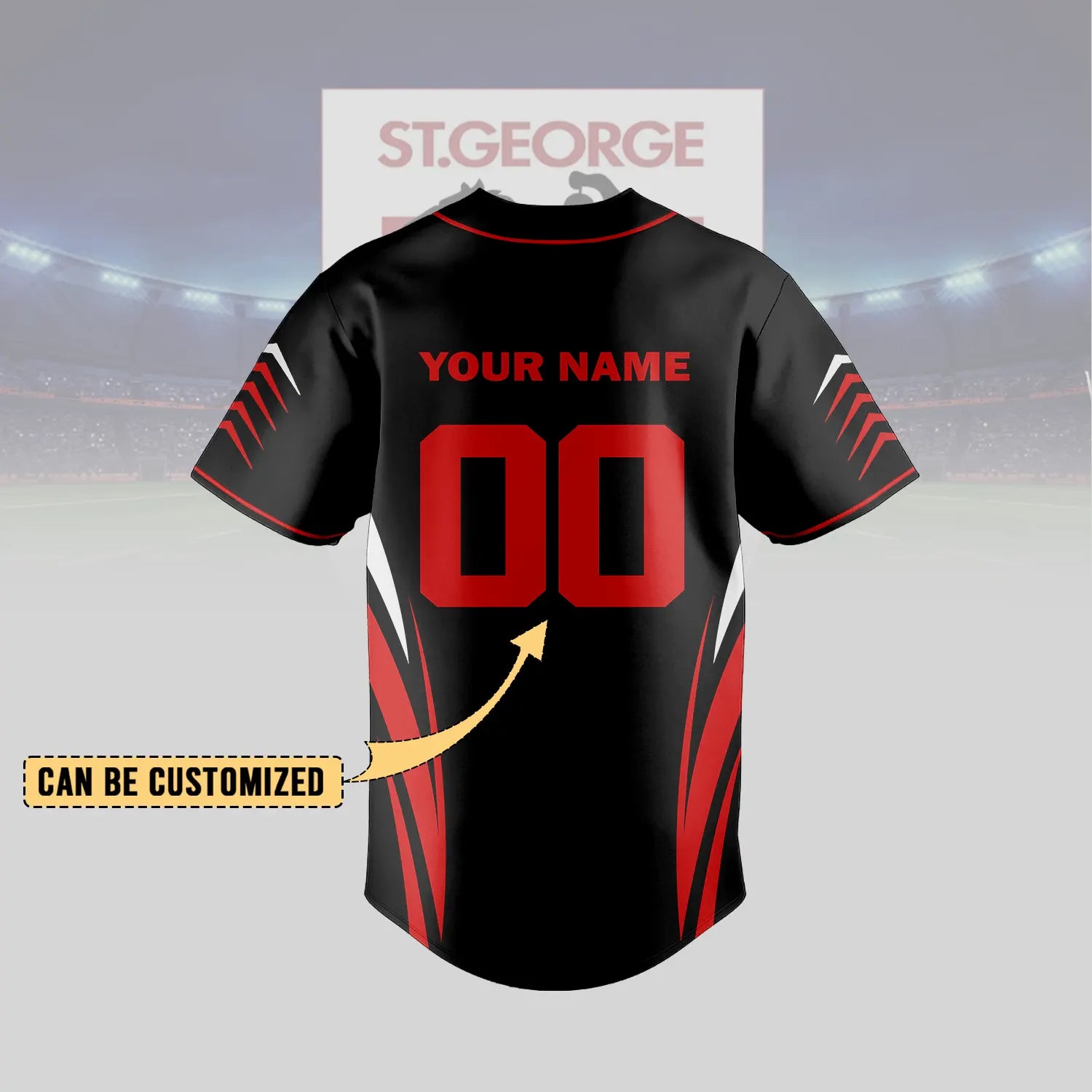 STG Personalized Custom Baseball Jersey 6