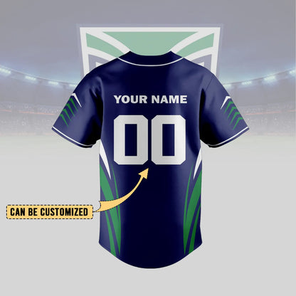 NZL Personalized Custom Baseball Jersey 6