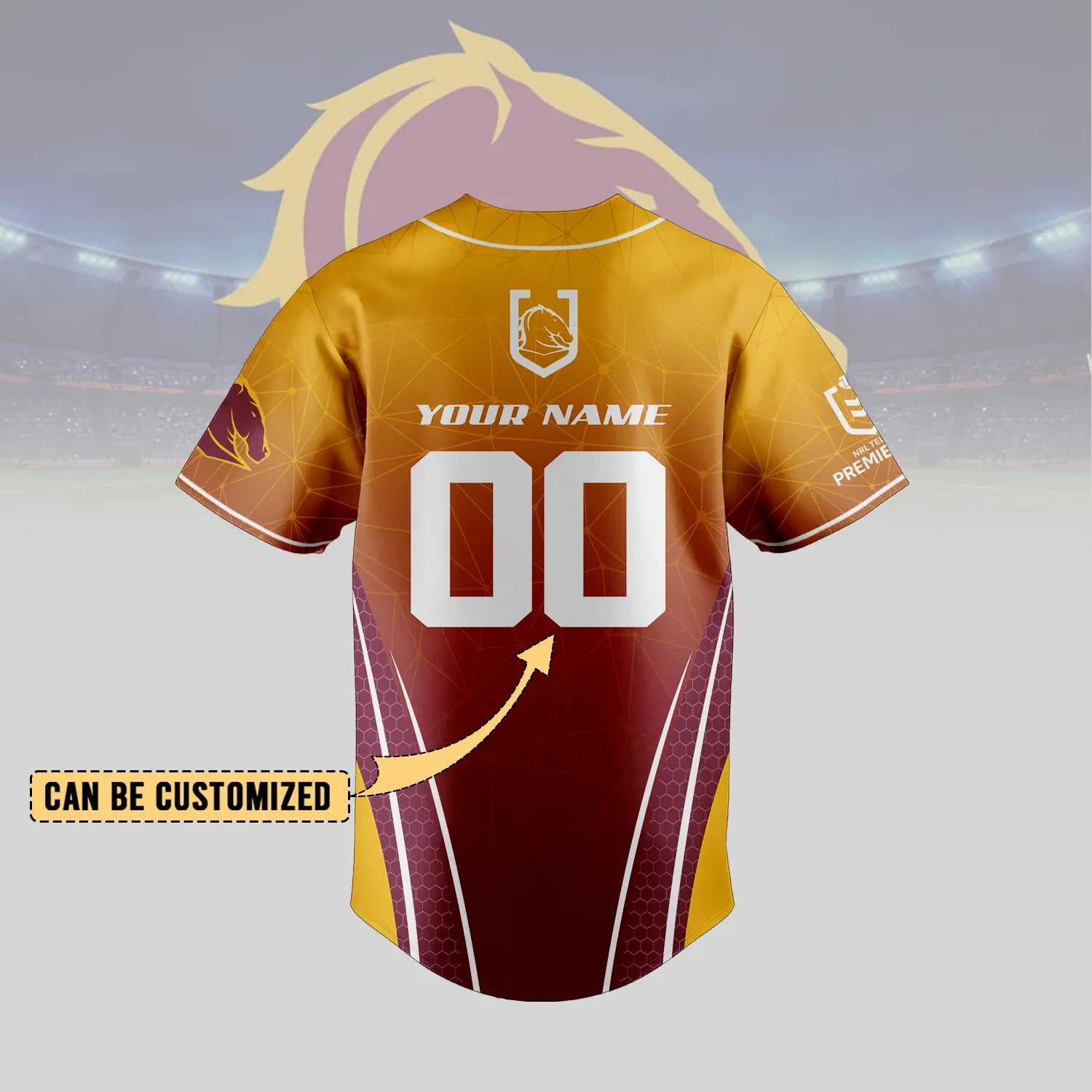 BRI Personalized Custom Baseball Jersey 5