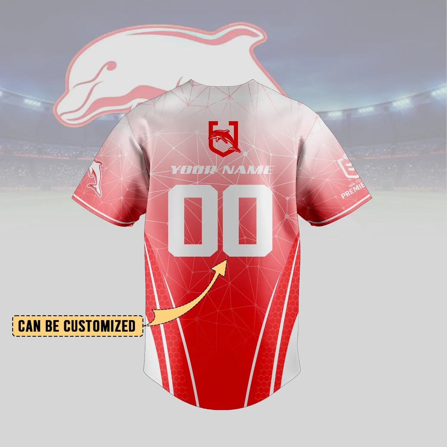 DOL Personalized Custom Baseball Jersey 5