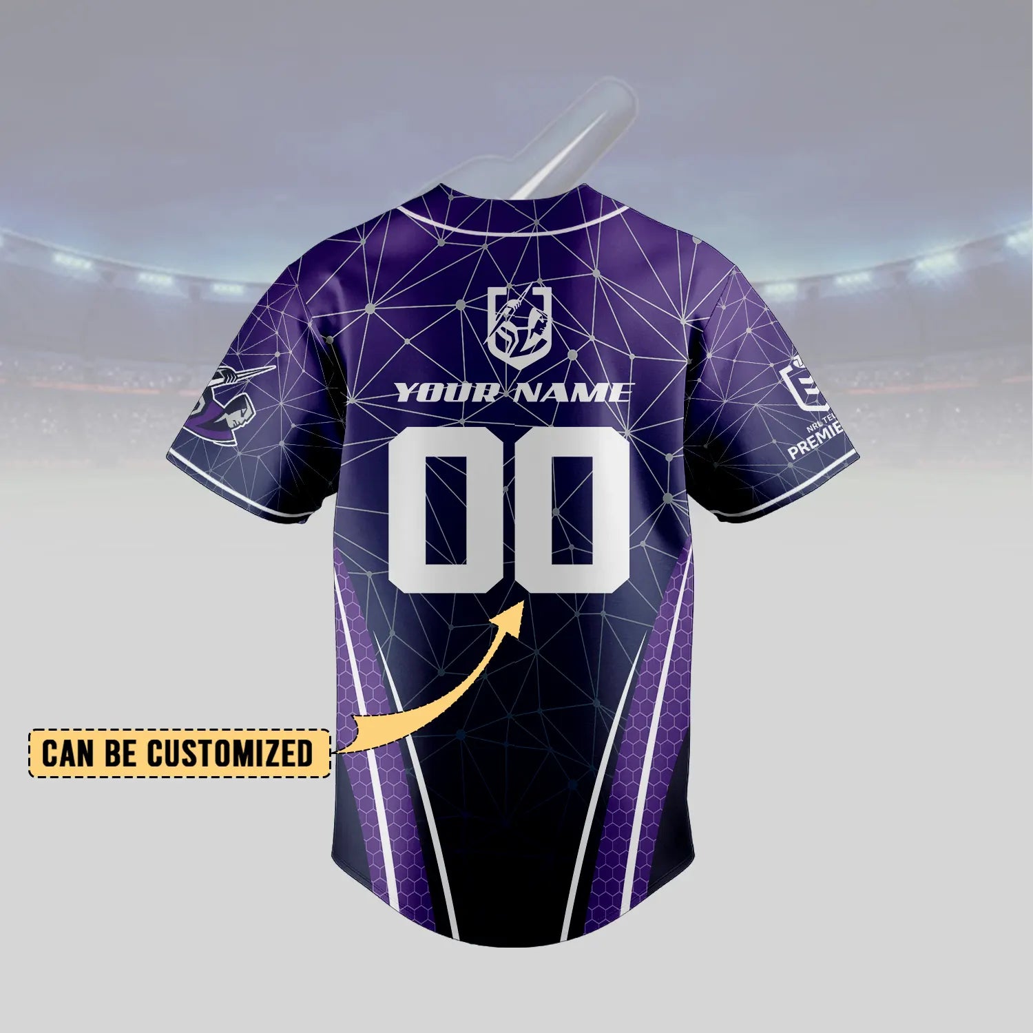 MEL Personalized Custom Baseball Jersey 5