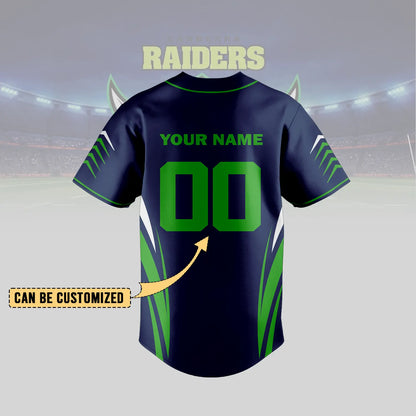 CAN Personalized Custom Baseball Jersey 6