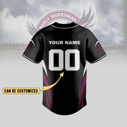 MAN Personalized Custom Baseball Jersey 6