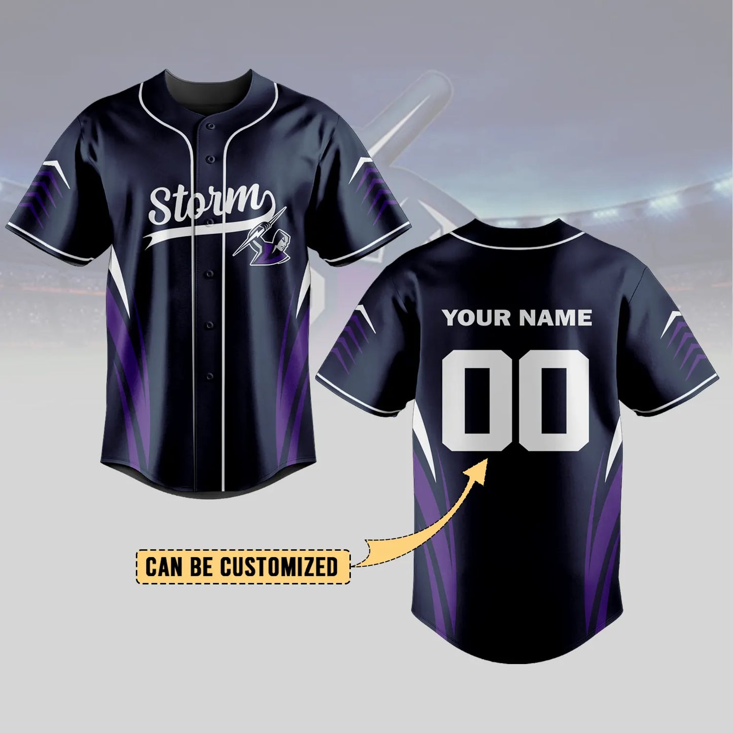 MEL Personalized Custom Baseball Jersey 6
