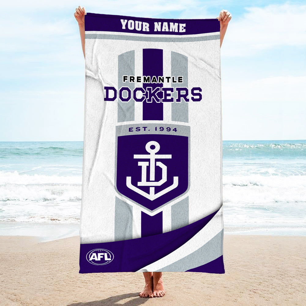 FRE Personalized Custom Pool Travel Beach and Bath Towels