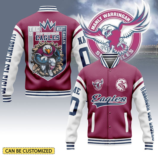 MAN Personalized Custom Baseball Jacket Gifts For Fans