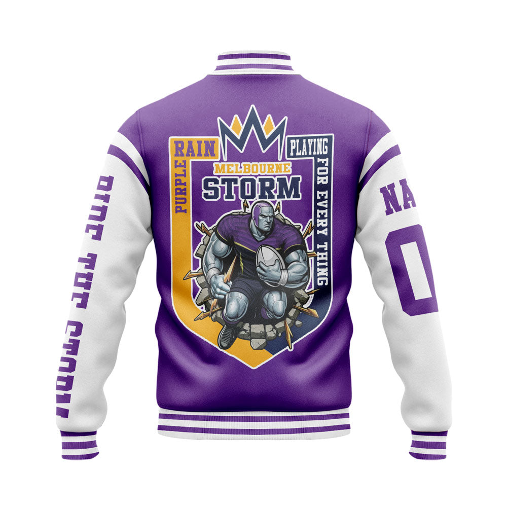 MEL Personalized Custom Baseball Jacket Gifts For Fans