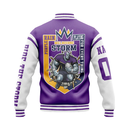 MEL Personalized Custom Baseball Jacket Gifts For Fans