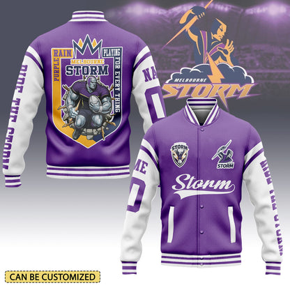 MEL Personalized Custom Baseball Jacket Gifts For Fans