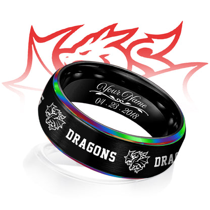 Personalized Engraved Ring Gift For Fans 12