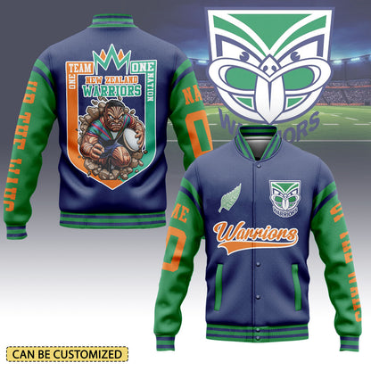 NZL Personalized Custom Baseball Jacket Gifts For Fans
