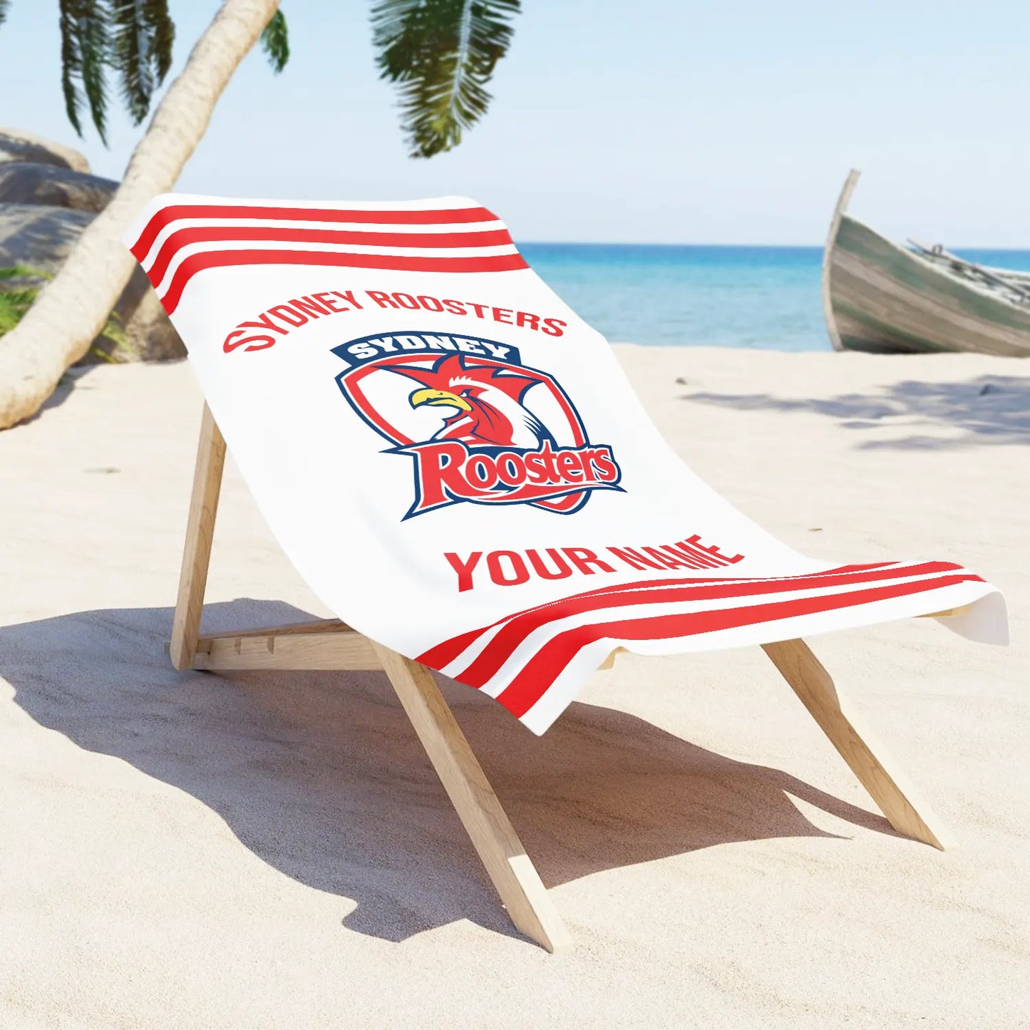 SYD Personalized Custom Pool Travel Beach and Bath Towels