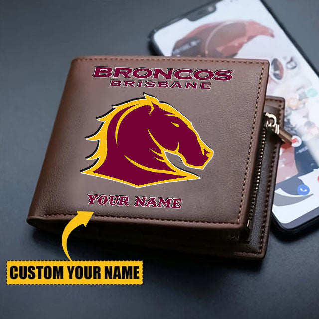 BRI Personalized Custom Zipper Folded Wallet