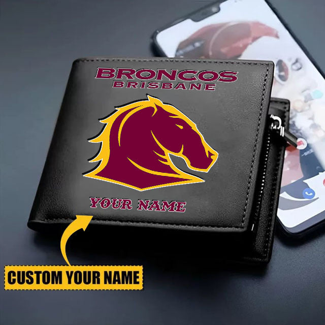 BRI Personalized Custom Zipper Folded Wallet
