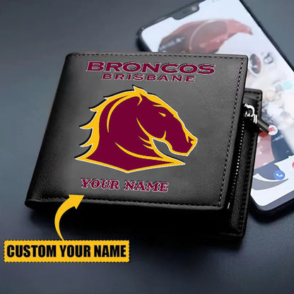 BRI Personalized Custom Zipper Folded Wallet